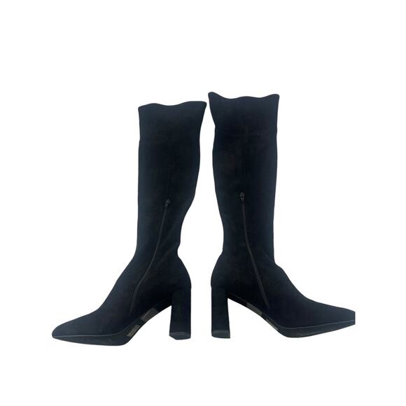 Jeffrey Campbell Parisah BLACK Over The Knee Sock Boots Suede 8.5 US NEW - Picture 2 of 14